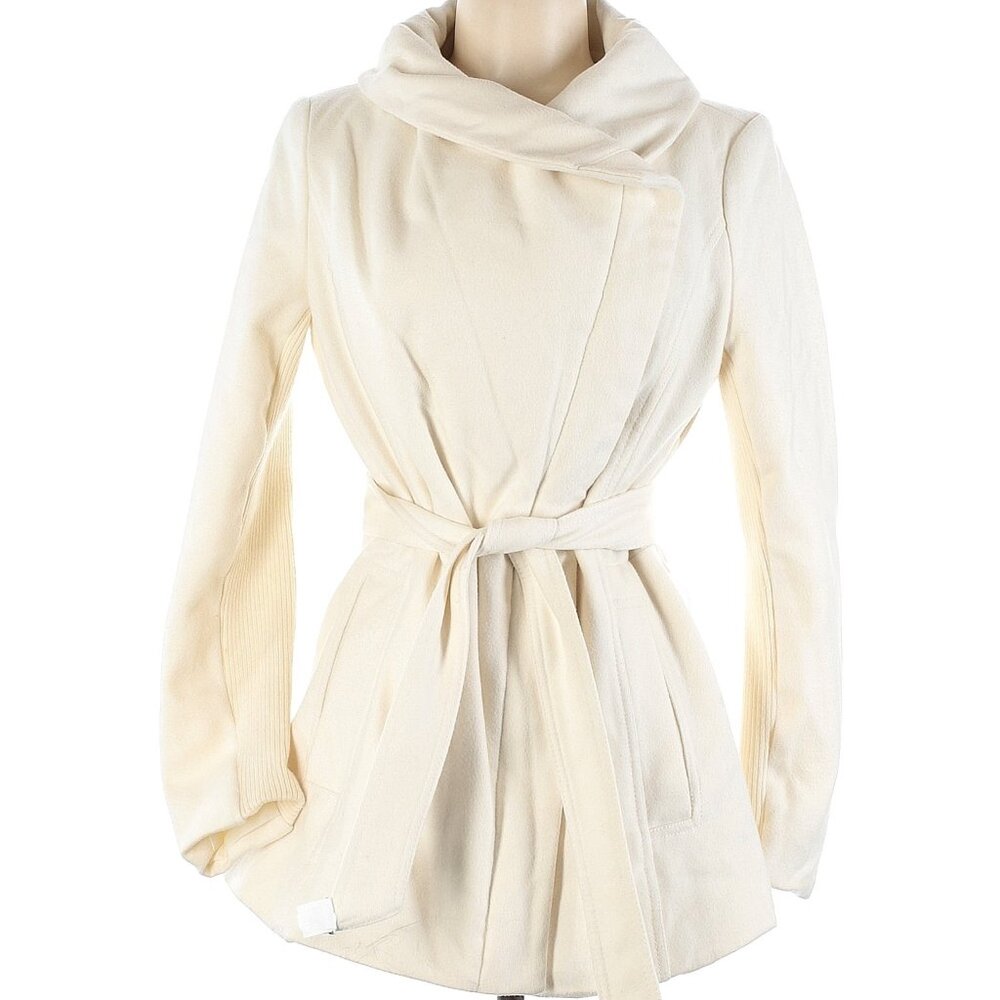 Express Ivory Wool Coat